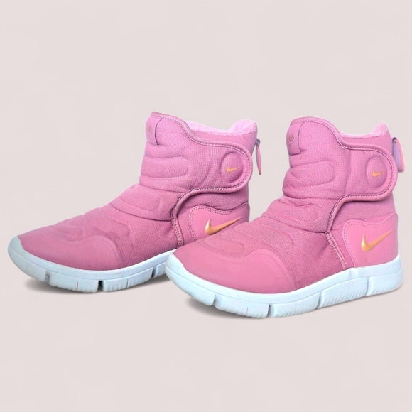 Nike Novice Pink Preschool Snow Boots Cozy Warm Waterproof Winter Footwear - Picture 10 of 12